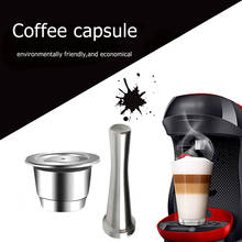 Cápsula de café reutilizable para máquina Nespresso, filtro para cafetera, Nespresso, inissia, acero inoxidable 2024 - compra barato