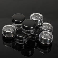10Pcs 5g/ml Cosmetic Empty Jar Pot Eyeshadow Makeup Face Cream Round Bottle Container Plastic Nail Art Cosmetic Bead Storage 2024 - buy cheap