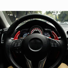 LS AUTO-Extensión de paleta de cambio de volante de aluminio para coche, Axela accesorio para Mazda 3/Mazda 6 Atenza/CX-5, estilo Interior de coche 2024 - compra barato