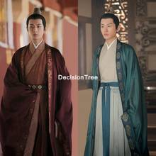 2022 tv play hanfu the promise of chang'an ancient chinese costume men stage performance outfit hanfu national ancient cosplay 2024 - buy cheap