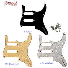 Xinyue Custom Guitar Parts For 9 hole screws MIJ Japan YAMAHA PACIFICA 112V Electric Guitar Pickguard Scratch Plate 2024 - buy cheap