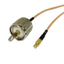 New   UHF  Male Plug  PL259 Switch  MCX  Male Plug  Straight RG316 Cable Adapter 15CM 6" Wholesale 2024 - buy cheap