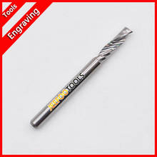 High Quality 3mm/4mm Single Flute CNC Router Bits One Flute Spiral End Mills Carbide Milling Cutter Spiral PVC Cutter A Series 2024 - buy cheap