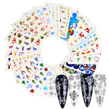 Pegatinas de Arte para uñas, adhesivos para las uñas con diseño de copos de nieve, impermeables, nuevo diseño, 2021 2024 - compra barato