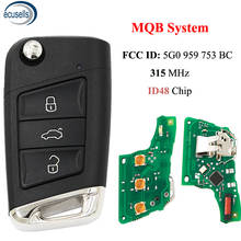 MQB System Smart Remote Key 315Mhz ID48 for Volkswagen Golf 7,Tiguan 2014-2018 FCC: 5G0 959 753 2024 - buy cheap