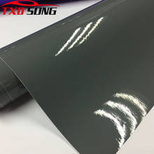 50cm*152/200/300cm Elephant Grey Nardo Gray Gloss Vinyl Car Wrap Film Roll DIY Easy to Install No-Mess Decal 2024 - buy cheap