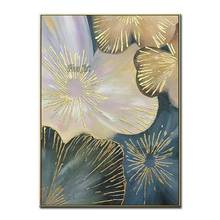 Textured Flower Canvas Wall Pictures Real Hand Painted Oil Painting Modern Home Living Room Decoration Piece Unframed Wall Art 2024 - buy cheap