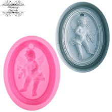 1Pcs Angel shaped silicone soft candy mold cake decorating tool candy chocolate soap mold 2024 - buy cheap