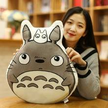 Almohada de felpa de Totoro para hombres y mujeres, accesorios de cosplay de dibujos animados kawaii, muñeco de juguete de felpa 2024 - compra barato