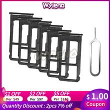 Wyieno 10Pcs/Lot Nokia6.1 SIM Card Tray Holder Slot Replacement For Nokia 6.1 6 2018 Tray Adapter + Tracking