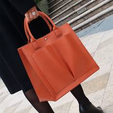 Женская сумка через плечо из натуральной кожи, новинка 2020, женская сумка-тоут, простая сумка-мессенджер, вместительная сумка, роскошная сумка с каналами 2024 - купить недорого