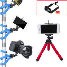 Mini trípode Flexible portátil, trípodes de palo de selfi + adaptador de soporte de teléfono para Go Pro 9 8 10 SJCAM Yi 4K II, accesorios 2024 - compra barato