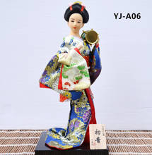 MYBLUE 30cm Kawaii Hand Make Japanese Geisha Kimono Doll  Sculpture  Japanese House  Figurine Home Room Decoration Accessories 2024 - buy cheap