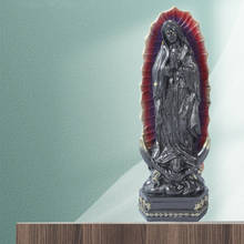 Estatua de la Virgen María de Guadalupe, escultura religiosa, regalo de Navidad, decoración del hogar 2024 - compra barato
