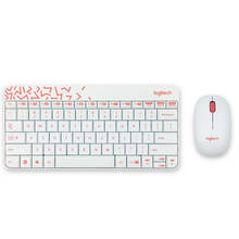 Logitech-teclado e mouse mk240 original, nano, conjunto com teclado e mouse sem fio, receptor 2.4g 2024 - compre barato