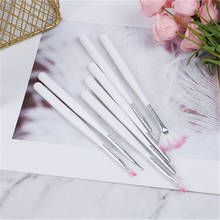 7PCS/Set Nail Art Brush Pen Dotting Painting Drawing Fan Line Design Polish Gel Decoration Manicure Tools Beauty 2024 - buy cheap