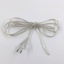 Cable de enchufe europeo de 1,8 m, accesorios de luz de color transparente DIY, alta calidad 2024 - compra barato