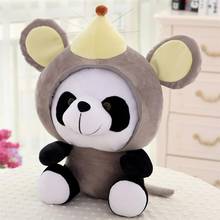 Soft Panda Plush Toy Christmas Baby Gifts Boys Dolls Cute Twelve Chinese Panda Stuffed Animal Zodiac Signs Birthday for Children 2024 - buy cheap