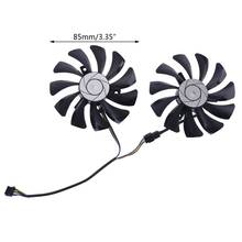 1 Pair 85mm HA9010H12F-Z 4Pin Cooler Fan Replacement for MSI GTX 1060 OC 6G GTX 2024 - buy cheap