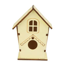 #20 DIY Nest Dox Nest Bird House Bird Box Wooden Box Creative Wall-mounted Outdoor Decoration Garden 2024 - buy cheap