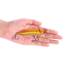 Fishing Lures 9cm 12.5g Popper Bait 3D eyes Hard Artificial Bait Crankbait Jigbait Wobblers pike perch Fishing Tackle 2024 - buy cheap