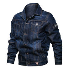 Newest Men Spring Autumn Denim Jacket High Quality Jeans Jackets Male Fashion Multi-pocket Cowboy Coats Big Size 6XL Clothing 2024 - buy cheap