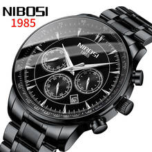 NIBOSI Watch Men Fashion Sport Quartz Clock Mens Watches Top Brand Luxury Waterproof Black Wrist Watch Clock Relogio Masculino 2024 - buy cheap