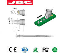 Jbc ferro de solda dicas adaptador substituível especializado para jbc T245-A lidar com c245654 c245754 c245651 c245667 C245-669 C245-751 2024 - compre barato