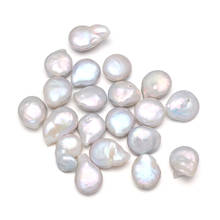 Colgante de perlas naturales de agua dulce, colgantes irregulares para la fabricación de joyas, accesorios para collares DIY, fabricación libre de collares de 16-18mm 2024 - compra barato
