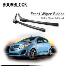 Boomblock kit de lâminas de limpador de para-brisa automotivo, 2 peças, para chevrolet spark m300 2015 2013-2018 2024 - compre barato