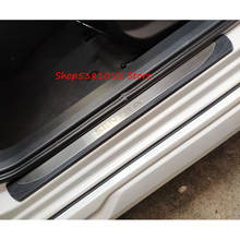 Car Styling Stainless Steel Door Sill Scuff Plate Pedal For Nissan Sentra Accessories 2010 2014 2016 2018 Car Interior Moldings 2024 - buy cheap