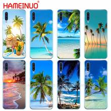 Capa de telefone silicone para samsung galaxy s10 e plus a10 a20 a30 a40 a50 a70 a10e a20e m20 capa verão praia pôr do sol palmeira 2024 - compre barato