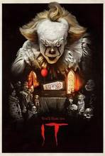 Lot style Choose IT Horror Movie Stephen King Pennywise Classic Movie Art print Silk poster Home Wall Decor 2024 - buy cheap