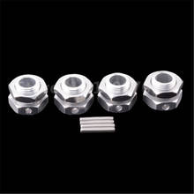 RC Cars HSP 1/8 Spare Parts Tires Adapter  Wheel Nut 4pcs/lot 17mm Aluminum Hex Hubs with Pins RC Car For 1/8 Nitro Buggy 2024 - buy cheap