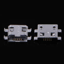 10pcs Micro USB Type B 5 Pin Female Connector Mini USB Jack Connector Charging Socket Four Feet Plug Connectors 0.8*0.6mm 2024 - buy cheap