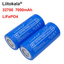 Liitokala-bateria de alta potência, 3.2 v, 32700 mah, 7000mah, lifepo4 35a, 55a, descarga contínua máxima 2024 - compre barato