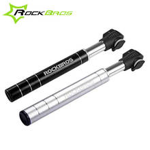 ROCKBROS мини портативный велосипедный насос легкий алюминиевый сплав воздушный насос для велосипеда горный велосипед Велоспорт шин Надувное 2024 - купить недорого