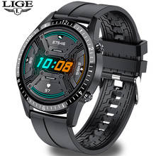 LIGE New Bluetooth call watch men Smart watch sports Fitness heart rate sleep monitoring Smart watch suitable For Android iOS 2024 - buy cheap