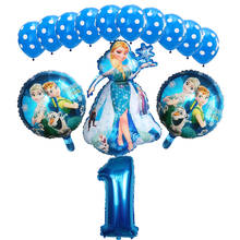 Juego de Globos de helio de aluminio de princesa elsa y Anna para Baby Shower, Globos de aire con número de niña de 30 pulgadas, decoraciones para fiesta de cumpleaños, juguetes para niños, 1 Juego 2024 - compra barato