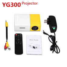 KEBIDU YG300 Projector Mini Projector 600 lumen 3.5mm Audio 320x240 Pixels YG-300 LED Projector  USB Media Home Player 2024 - buy cheap