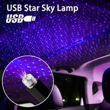 USB Car Roof Atmosphere Star Sky Lamp Home Decoration LED Projector Purple Night Light Adjustable Multiple Lighting Effects 2024 - buy cheap