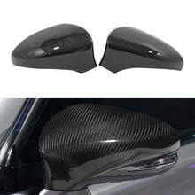 Tapas de cubierta de espejo retrovisor lateral de fibra de carbono para coche, para Lexus IS/GS/ES/RC/RCF/GSF/CT/LS IS200t IS250 IS350 2013 2014 2015 2016 2017 2024 - compra barato