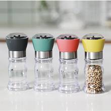 Multifunctional Household Handmade Salt Pepper Spice Mill Grinder Glass Bottle Kitchen Accessories Cooking Spice Grinder Tools 2024 - buy cheap