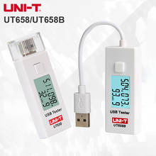 UNI-T USB тестер телефонный компьютер зарядный детектор измеритель напряжения измеритель емкости цифровой вольтметр постоянного тока UT658B/UT658 2024 - купить недорого