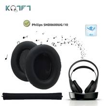 KQTFT Replacement EarPads Headband for Philips SHD8600UG/10 Headset Universal Bumper Ear Pads Earmuff Cover Cushion Cups 2024 - buy cheap