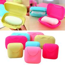 Square Soap Dishes Bathroom Gadgets Accessories Box Household Plate Case Portable Travel Hiking Soap Tray Holder Container 2024 - buy cheap