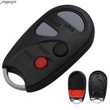 jingyuqin 10pcs/lot Blank Car Styling Remote Key Shell Case Fob For Nissan Sunny 4 Button Auto Replacement Keyless Entry Fob 2024 - buy cheap