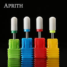APRITH Ceramic Round Top Nail Drill Bits Electric Nail Drill Machine for Manicure Apparatus Remove Nail Polish Rotary Accessory 2024 - buy cheap