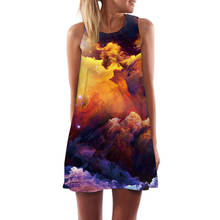 KYKU-vestido de galaxia nebulosa para mujer, ropa de playa y oficina, Vintage, gótico 2024 - compra barato