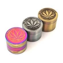 3/4 Layer Zinc Alloy Herb Grinder 40mm Herb Spice Grass Weed Tobacco Smoke Grinders For Men Smoking Accessories Spice Crusher 2024 - buy cheap
